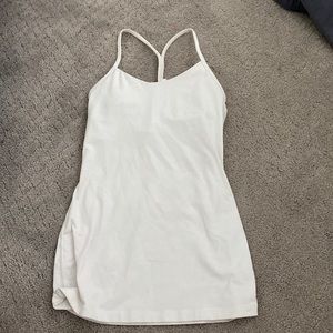 White Lululemon tank top